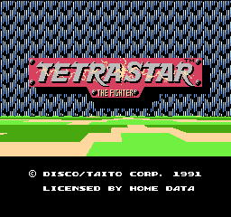 Tetrastar - The Fighter (Japan) Title Screen